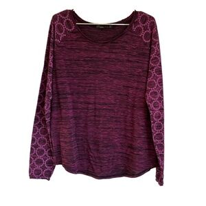 Prana long sleeve top size L (read description)